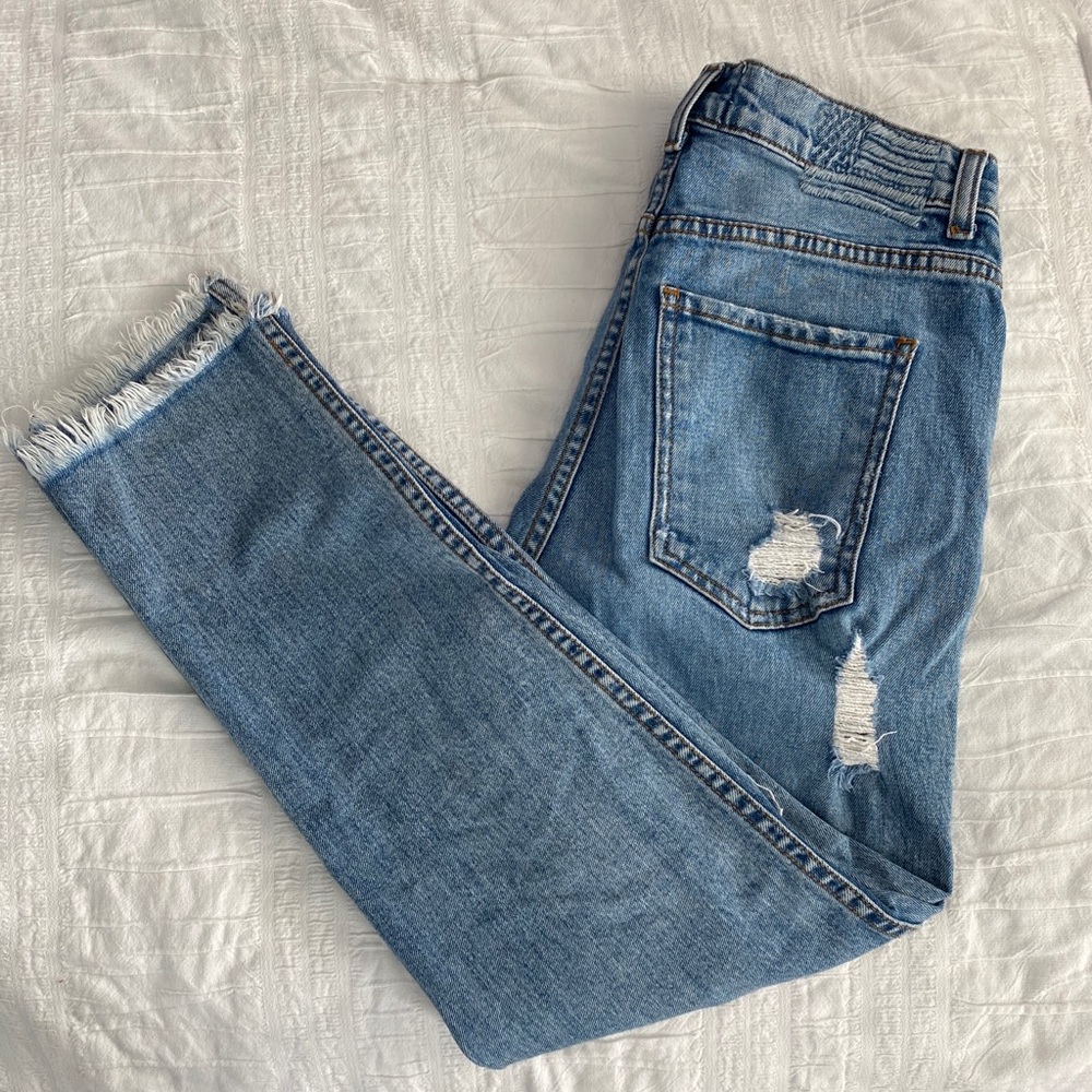 Revice Denim High Waisted Cropped Jeans